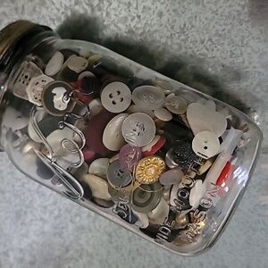 Moms Button Jar